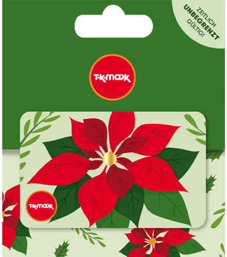 TK Maxx Christmas Poinsettia DE -DE